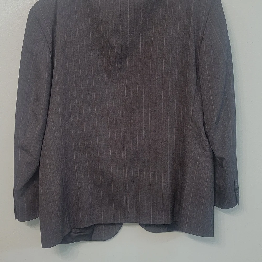Christian Dior Monsieur Vintage Mens Stripe 2‎ Button Dress Blazer/Jacket 48R